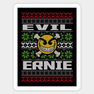 Ugly Christmas Sweater - Evil Ernie Sticker